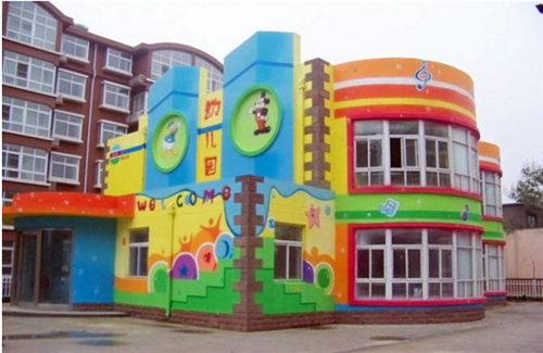 贵阳幼儿园墙绘,幼儿园手绘墙